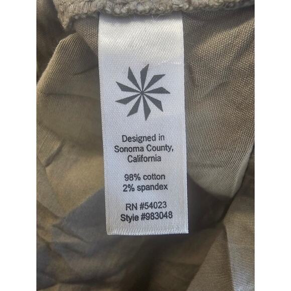 Athleta Women's Full Zip Anorak Hooded Utility Jacket Long Sleeve Tan Size XXS - Picture 4 of 5